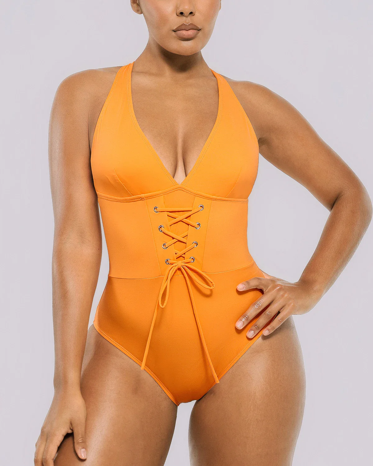 Smart Sculpt™ Plunge Corset Shaping Swimsuit - Image 6