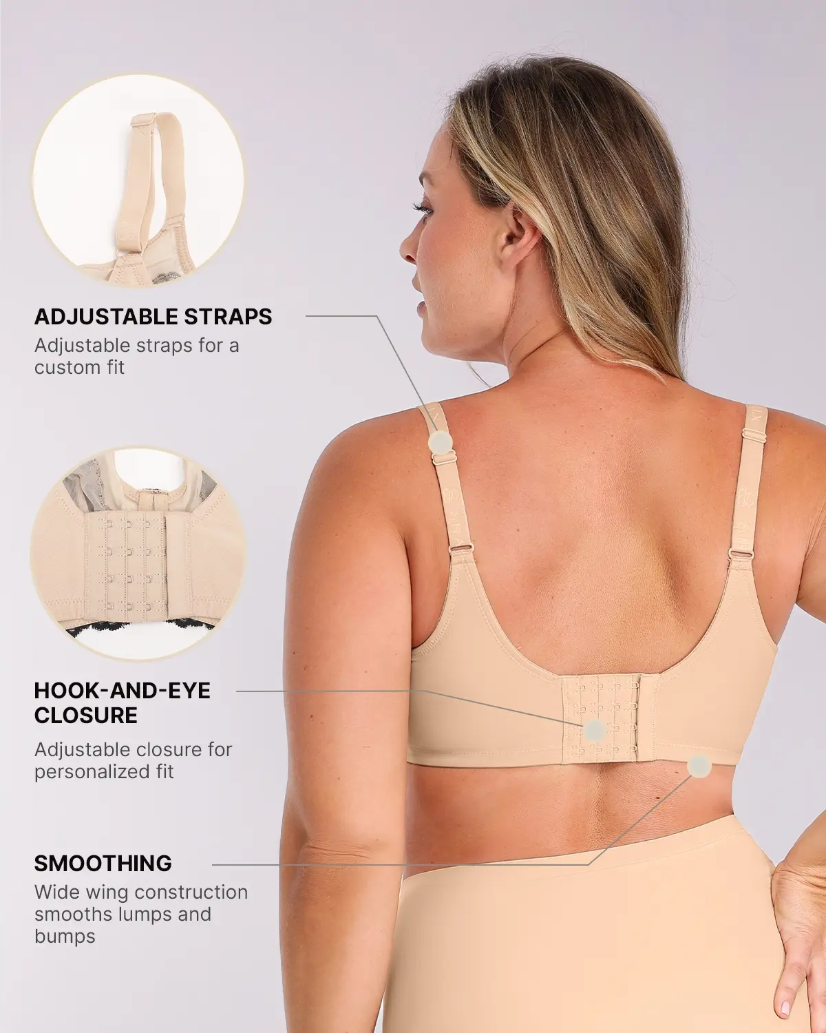 Bare Essentials™ AirSlim® Supportive Unlined Lace Underwired Bra - Image 15