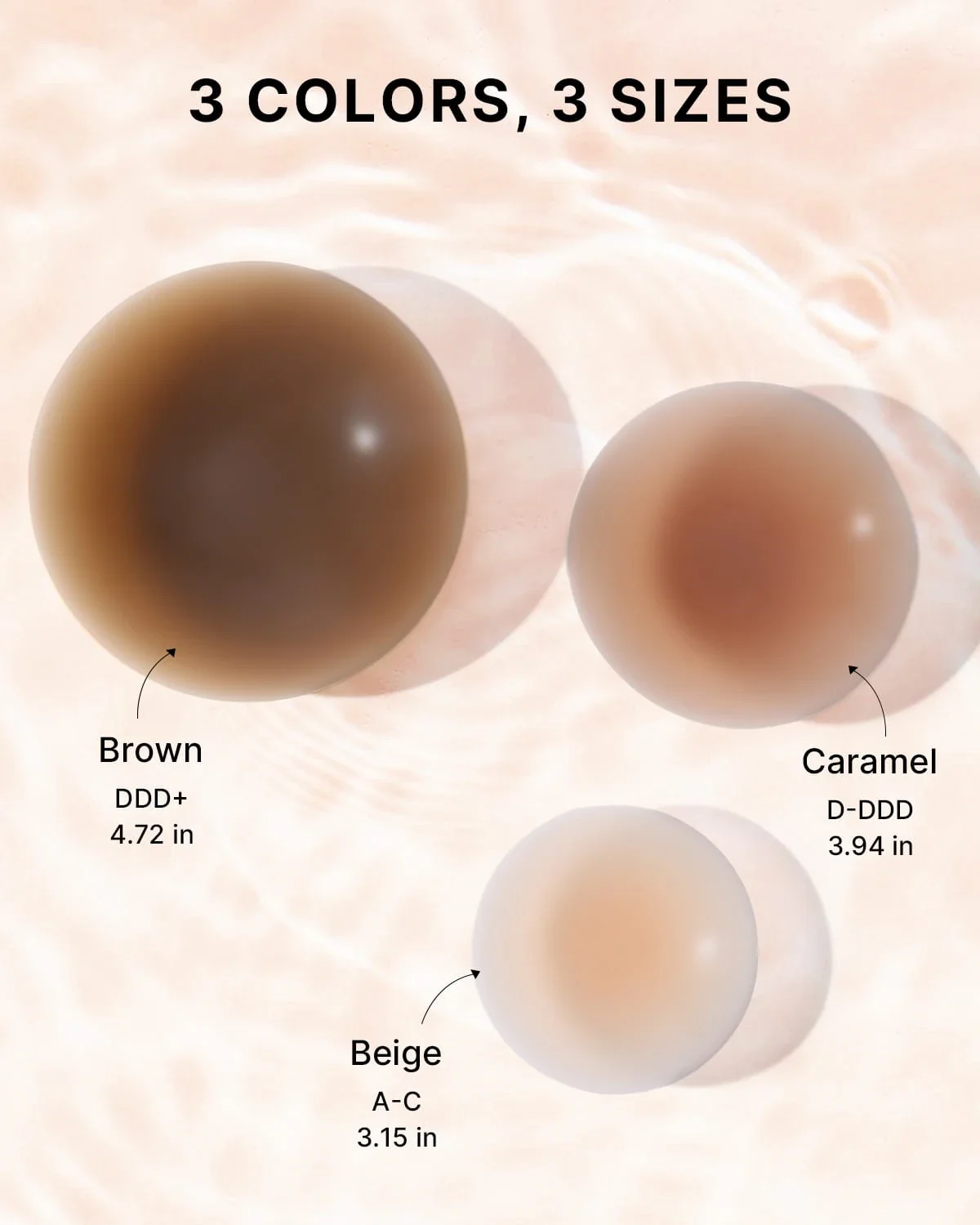 Tapered Edge Seamless Silicone Nipple Covers - Image 13