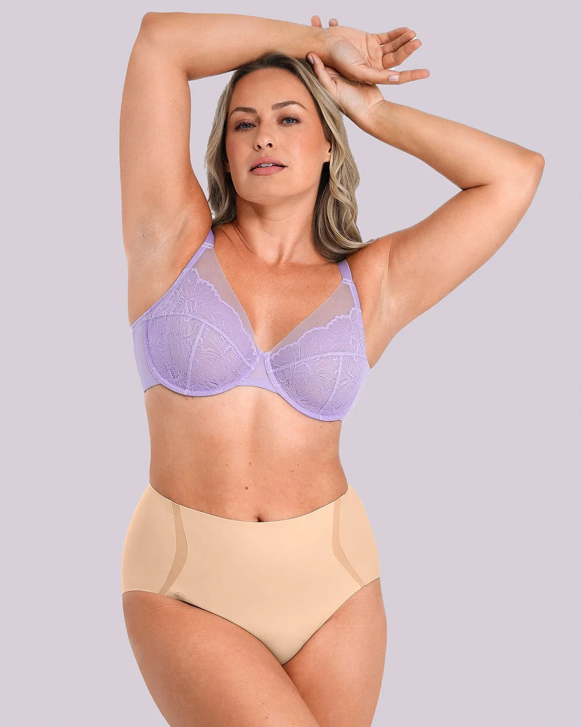 Bare Essentials™ AirSlim® Unlined Lace Underwired Uplift Bra - Image 16