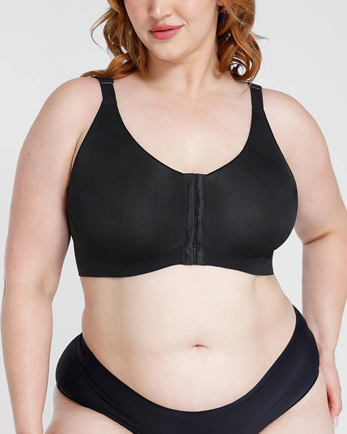 Bare Essentials™ Cream Touch™ Wireless Front-Hook Back Smooth Bra - Image 6
